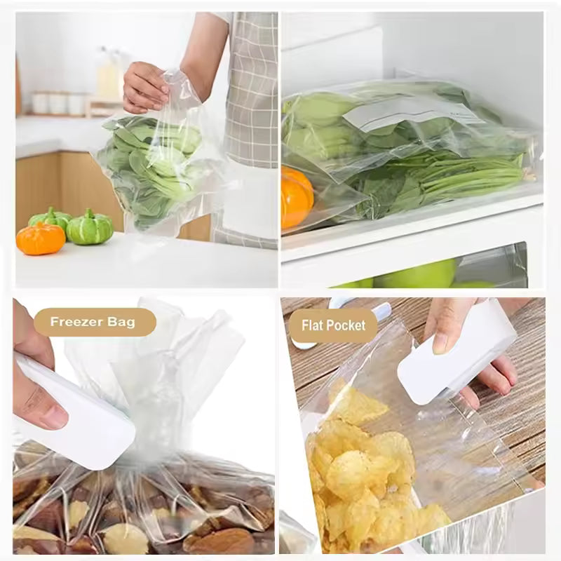 Mini Heat Sealer for Food Bags – Portable Snack Bag Resealing Tool